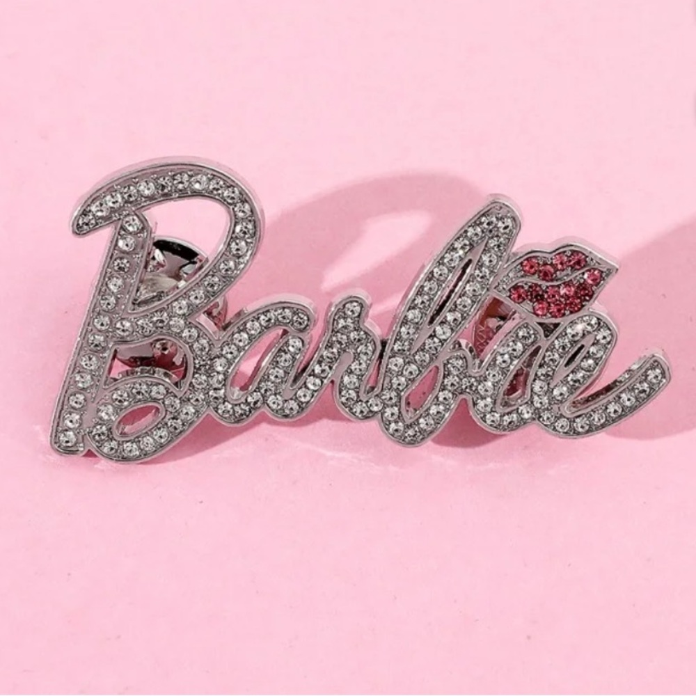 *NEW* Rhinestone Barbie Pin Brooch